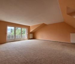 Schlafzimmer mit Dachterrassenzugang